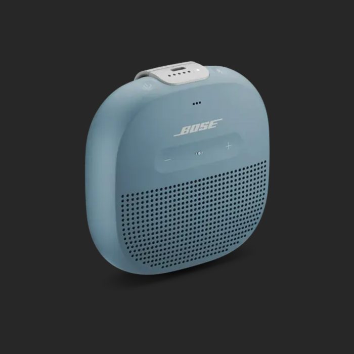 Bose SoundLink Micro Stone Blue Side View