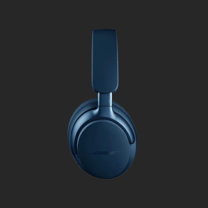 Bose QuietComfort Ultra Headphones Lunar Blue Side