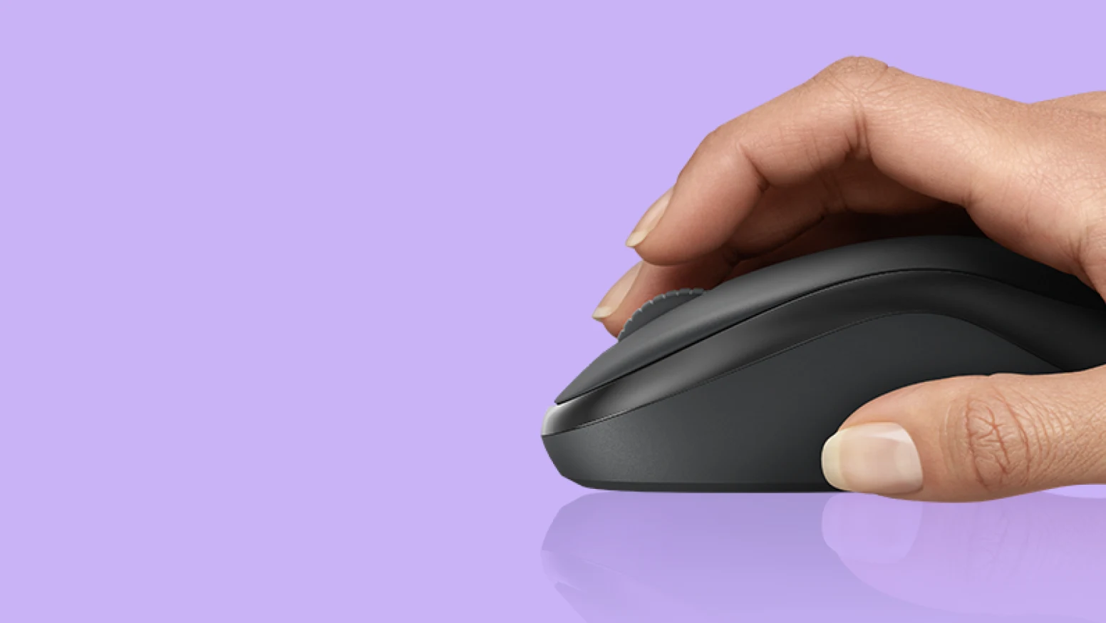 Logitech M240 mouse design