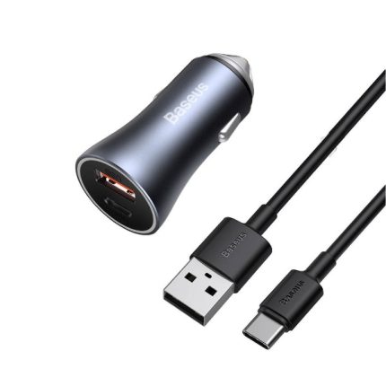 Baseus Golden Contactor Pro Dual Quick Car U+C 40W Dark Blue